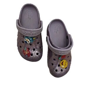 CROCKs Kids Purple Glitter Size 11